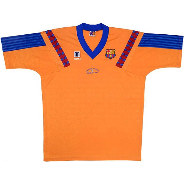 Tailandia Camiseta Barcelona 2ª Retro 1991 1992 Naranja